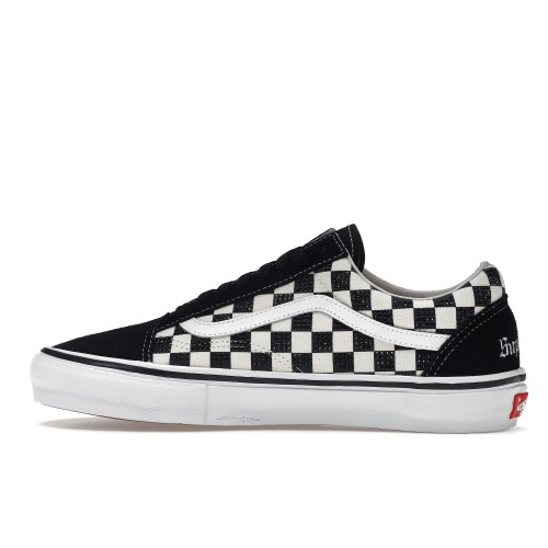Кеды Vans Old Skool Supreme Swarovski Black - мужская сетка размеров
