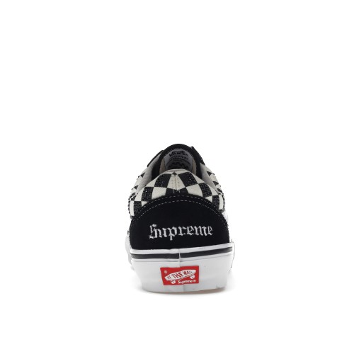 Кеды Vans Old Skool Supreme Swarovski Black - мужская сетка размеров