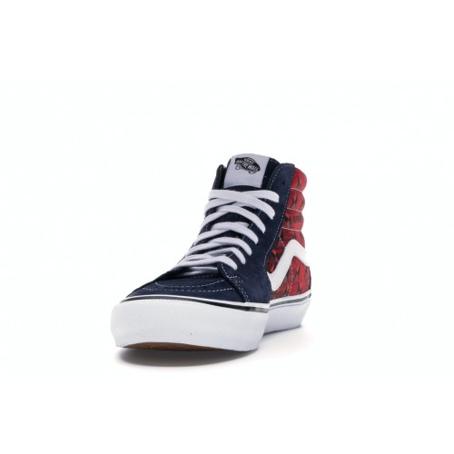 Кроссы Vans Sk8-Hi Supreme Diamond Plate Navy - мужская сетка размеров