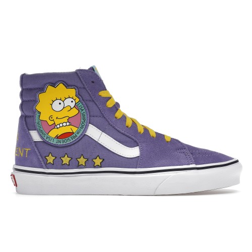 Кроссы Vans Sk8-Hi The Simpsons Lisa - мужская сетка размеров