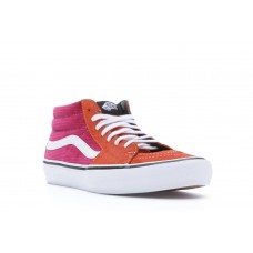 Кеды Vans Sk8-Mid Supreme Croc Corduroy Fuchsia