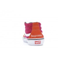 Кеды Vans Sk8-Mid Supreme Croc Corduroy Fuchsia