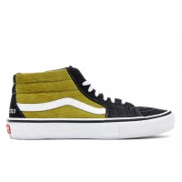 Кеды Vans Sk8-Mid Supreme Croc Corduroy Mustard
