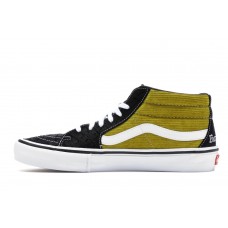 Кеды Vans Sk8-Mid Supreme Croc Corduroy Mustard