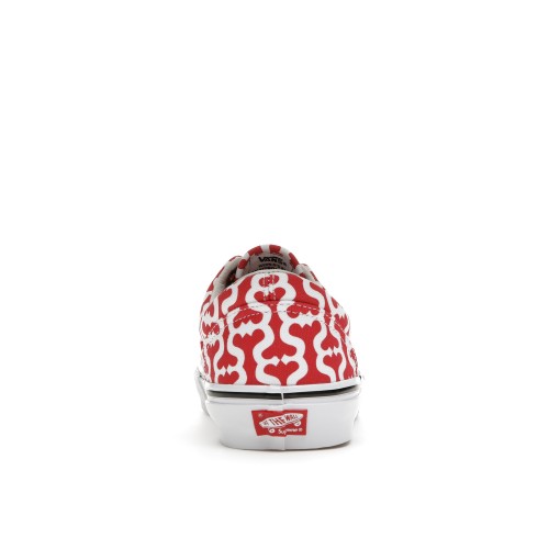 Кеды Vans Skate Era Supreme Monogram S Logo Red - мужская сетка размеров