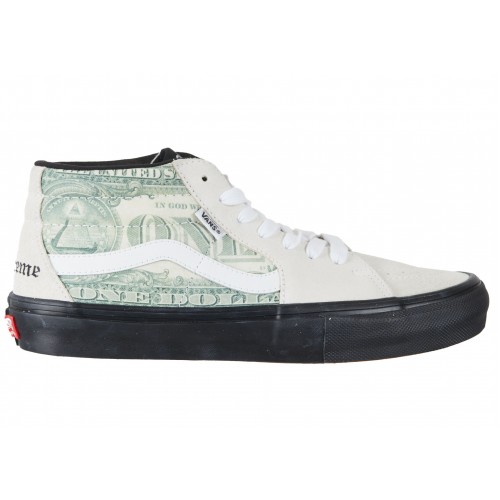 Кроссы Vans Skate Grosso Mid Supreme Dollar Cream - мужская сетка размеров