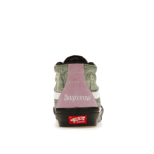 Кроссы Vans Skate Grosso Mid Supreme Dollar Pink - мужская сетка размеров