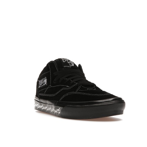 Кроссы Vans Skate Half Cab Supreme Tribal Barbed Wire Black - мужская сетка размеров