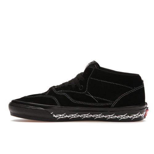 Кроссы Vans Skate Half Cab Supreme Tribal Barbed Wire Black - мужская сетка размеров