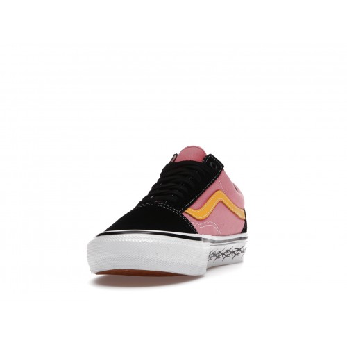 Кеды Vans Skate Old Skool Supreme Tribal Barbed Wire Pink - мужская сетка размеров