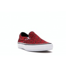 Кеды Vans Slip-On Supreme Diamond Plate Red