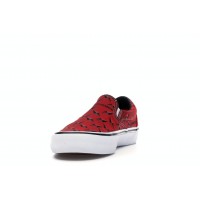 Кеды Vans Slip-On Supreme Diamond Plate Red