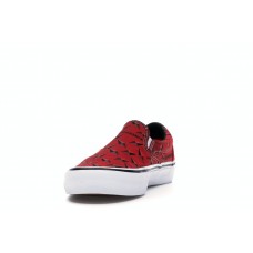 Кеды Vans Slip-On Supreme Diamond Plate Red