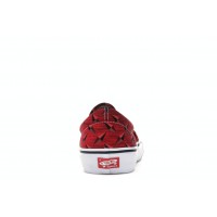 Кеды Vans Slip-On Supreme Diamond Plate Red