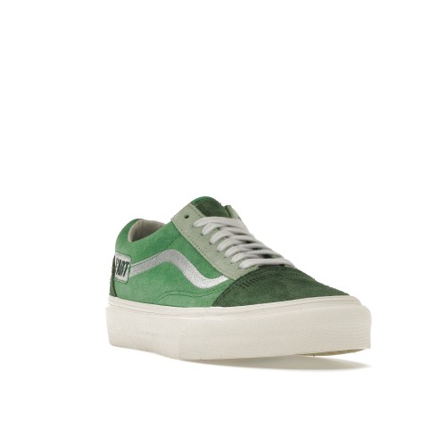 Кеды Vans Vault Old Skool Kar Lart Exhaust Green - мужская сетка размеров