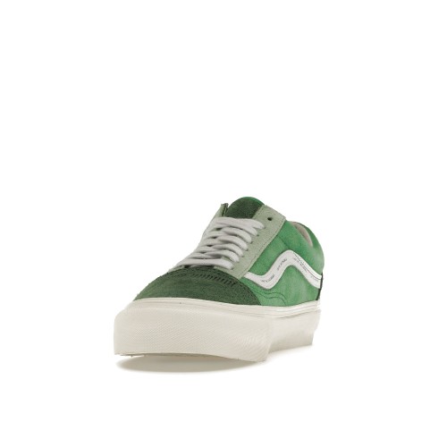 Кеды Vans Vault Old Skool Kar Lart Exhaust Green - мужская сетка размеров