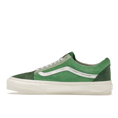 Кеды Vans Vault Old Skool Kar Lart Exhaust Green - мужская сетка размеров