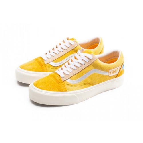 Кеды Vans Vault Old Skool Kar Lart Exhaust Yellow - мужская сетка размеров