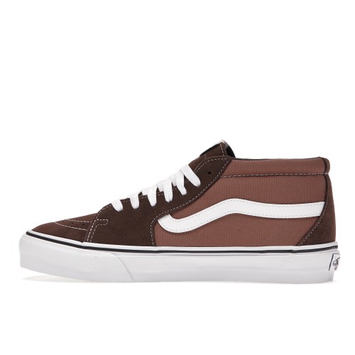 Кроссы Vans Vault Sk8-Mid LX JJJJound Brown - мужская сетка размеров