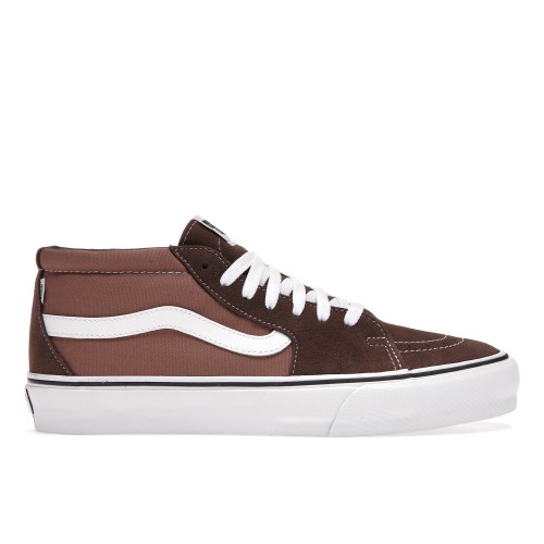 Кроссы Vans Vault Sk8-Mid LX JJJJound Brown - мужская сетка размеров